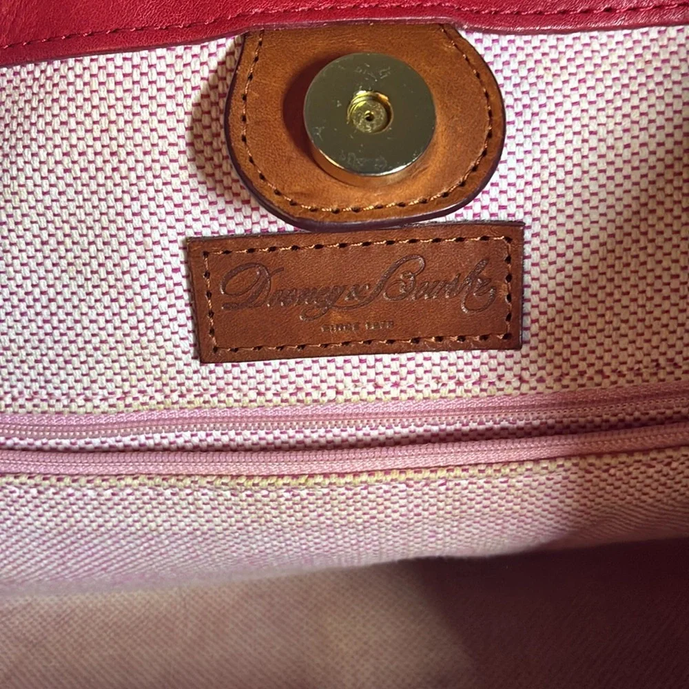 Dooney & Bourke Red Vintage Leather Handbag